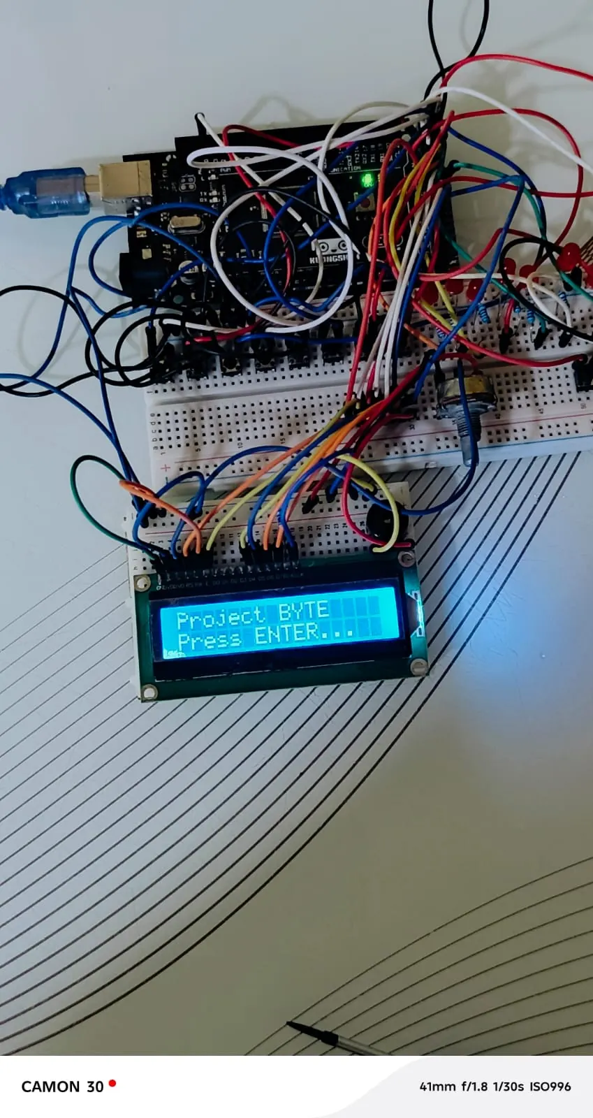 Arduino prototype with LCD